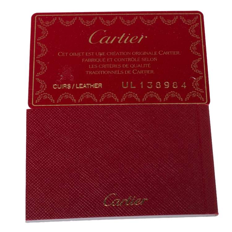 Pre Owned Cartier Burgundy Patent Leather Medium Marcello de Cartier Bag