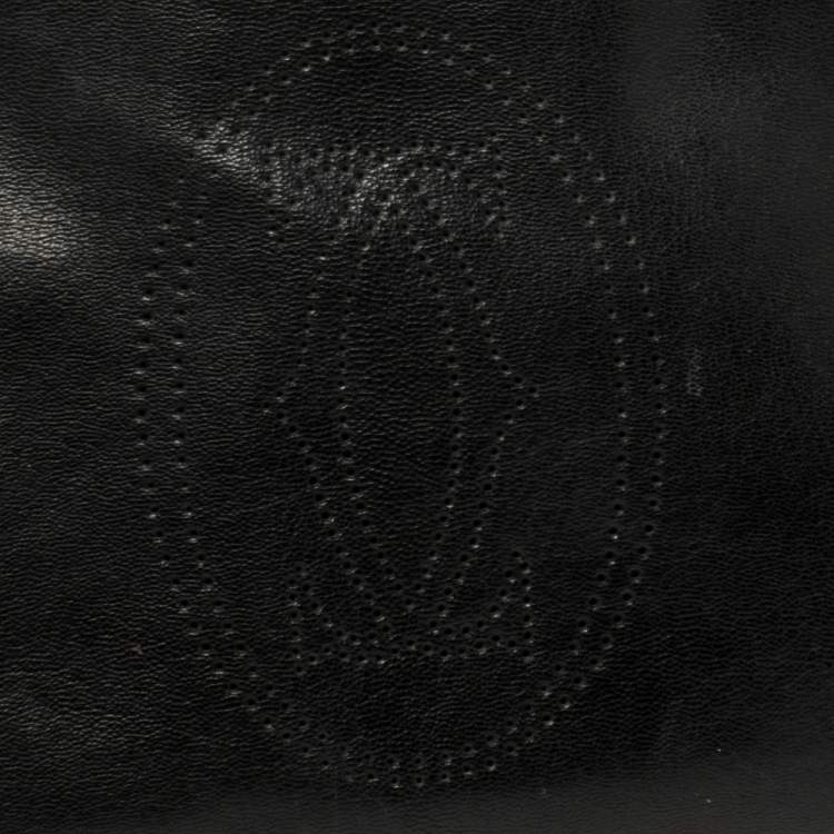 Pre Owned Cartier Black Leather Small Marcello De Cartier Bag