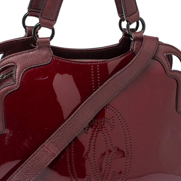 مملوكة مسبقًا Cartier Red Patent Leather Marcello de Cartier Satchel