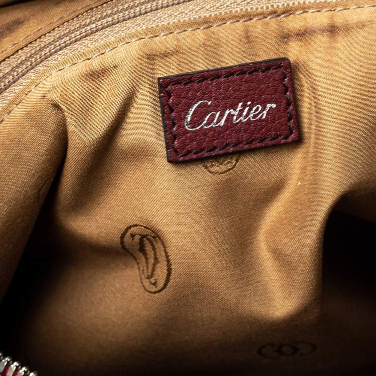 مملوكة مسبقًا Cartier Red Patent Leather Marcello de Cartier Satchel