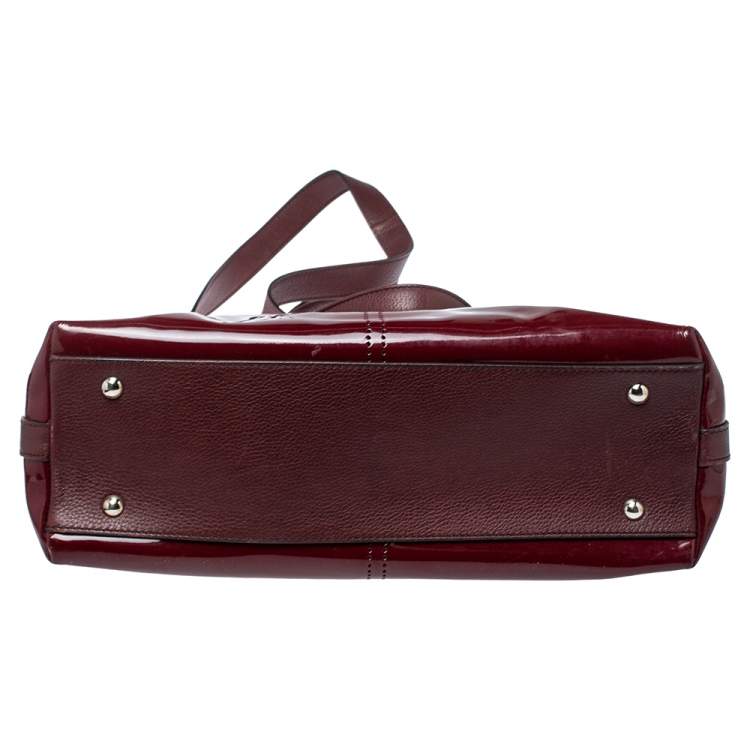 مملوكة مسبقًا Cartier Red Patent Leather Marcello de Cartier Satchel