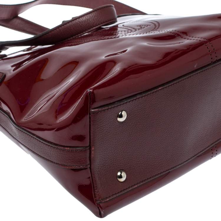 مملوكة مسبقًا Cartier Red Patent Leather Marcello de Cartier Satchel