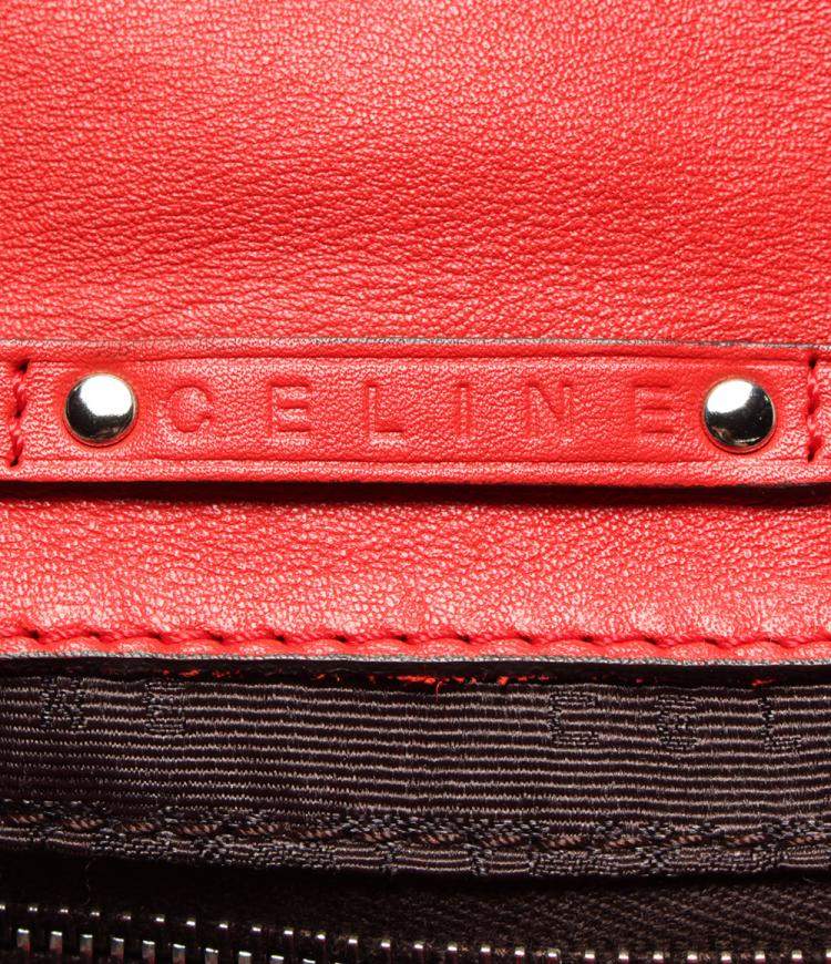 مملوكة مسبقًا Cartier Red Leather  Turnlock Satchel