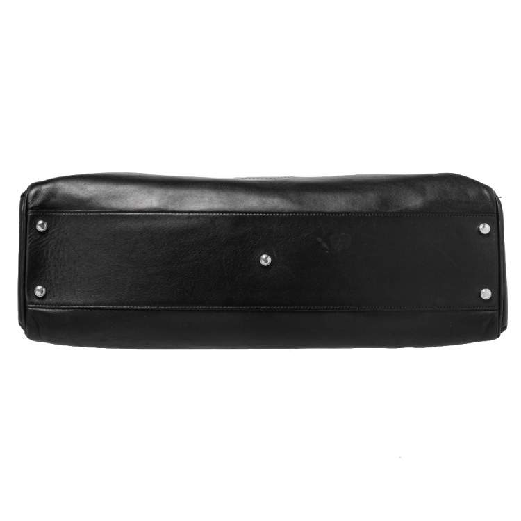 Pre Owned Cartier Black Leather Marcello De Cartier Bag