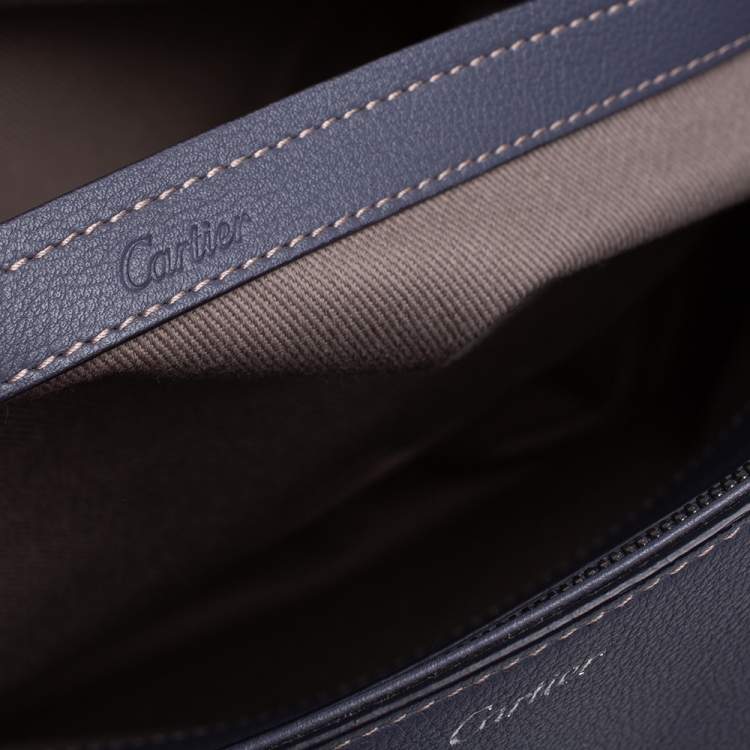 مملوكة مسبقًا Cartier Mauve Taurillon Leather Medium C De Cartier Bag