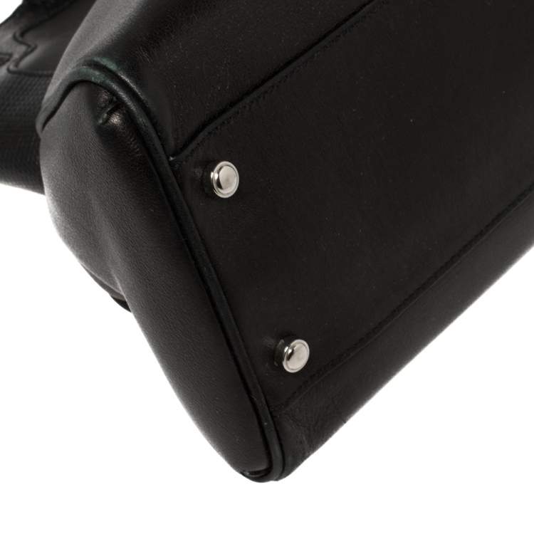 Pre Owned Cartier Black Leather Marcello De Cartier Bag