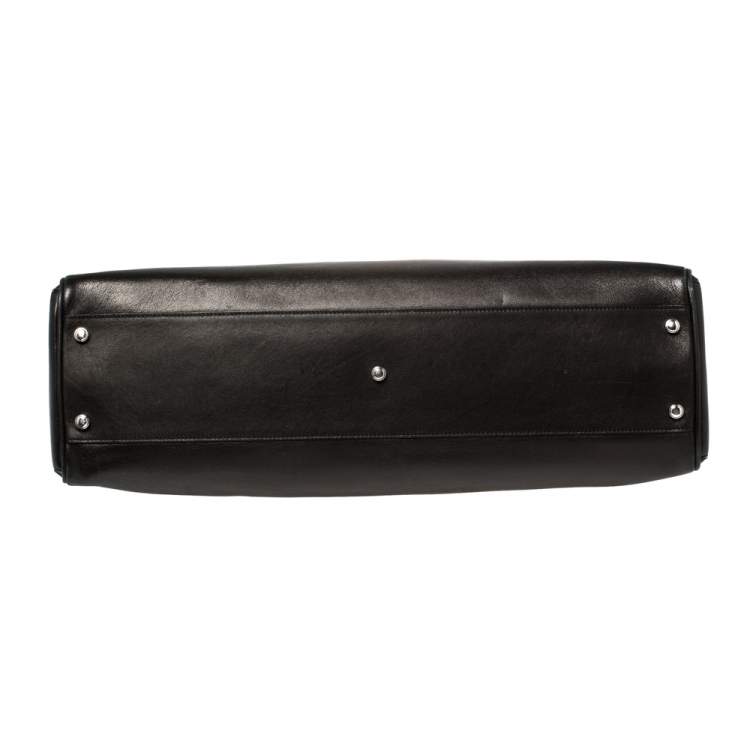 Pre Owned Cartier Black Leather Marcello De Cartier Bag