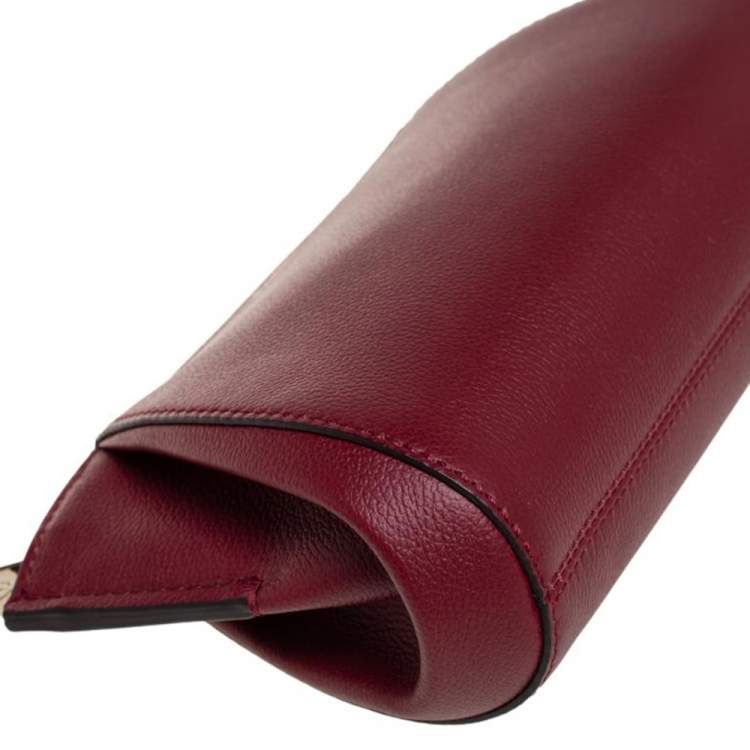مملوكة مسبقًا Cartier Red Leather C De Cartier Clutch
