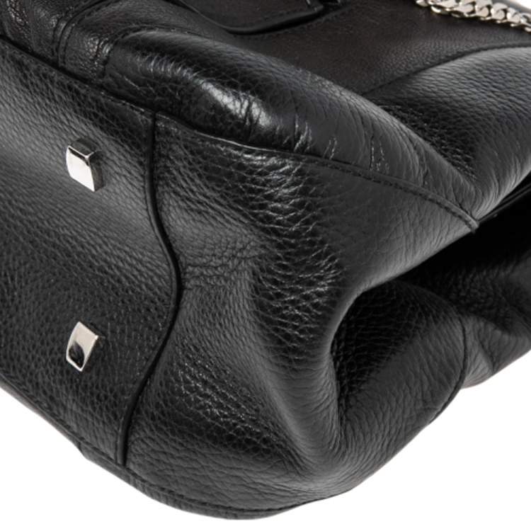 Pre Owned Cartier Black Leather La Dona Shoulder Bag