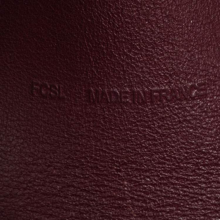 Pre Owned Cartier Black Leather Must De Cartier Zipped International Wallet