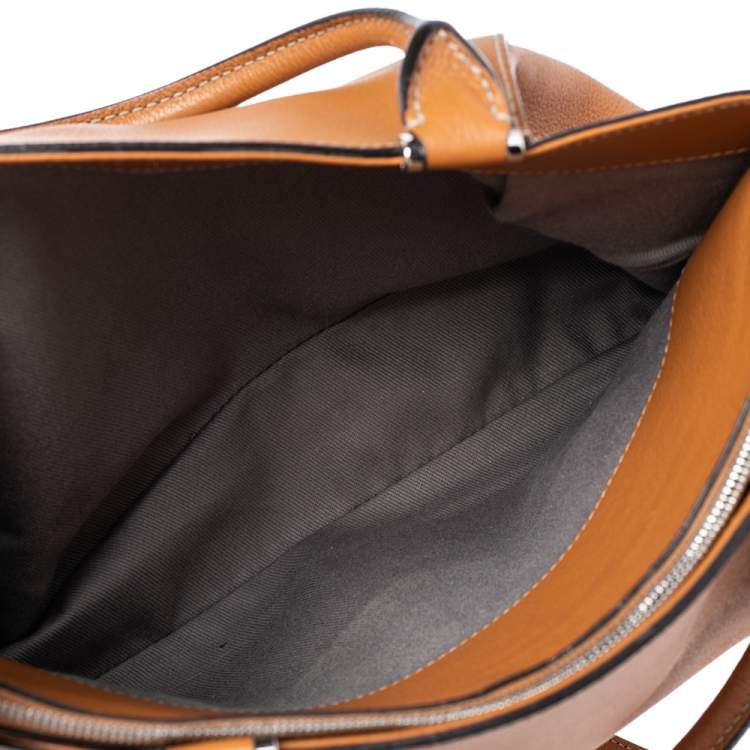 مملوكة مسبقًا Cartier Brown Leather C De Cartier Medium Satchel