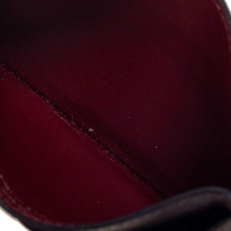 Pre Owned Cartier Black Leather Must de Cartier Card Holder