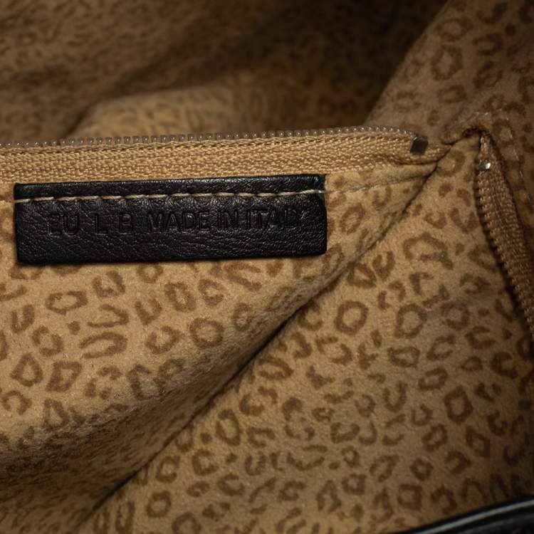 مملوكة مسبقًا Cartier Black Calfhair and Leather Small Panthere de Cartier Bag