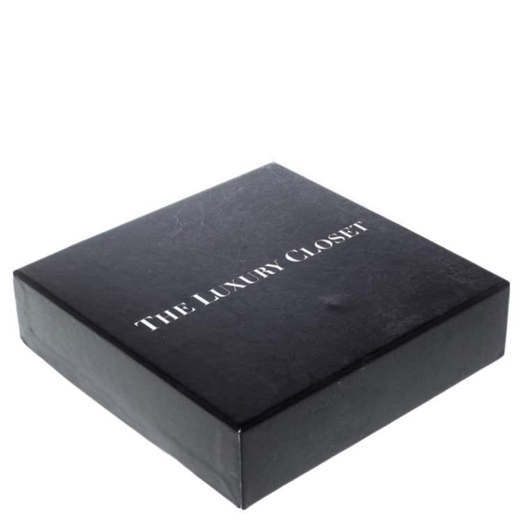 Pre Owned Cartier Red Patent Leather Happy Birthday Card Holder