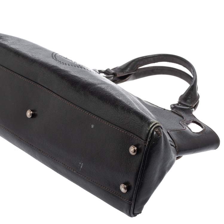 مملوكة مسبقًا Cartier Black Leather Small Marcello de Cartier Bag