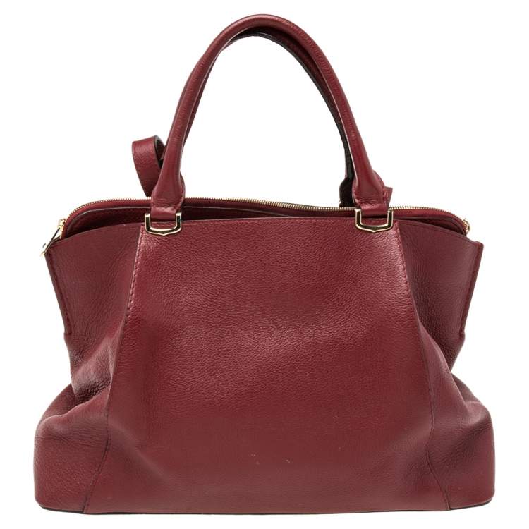 مملوكة مسبقًا Cartier Red Leather C de Cartier Bag