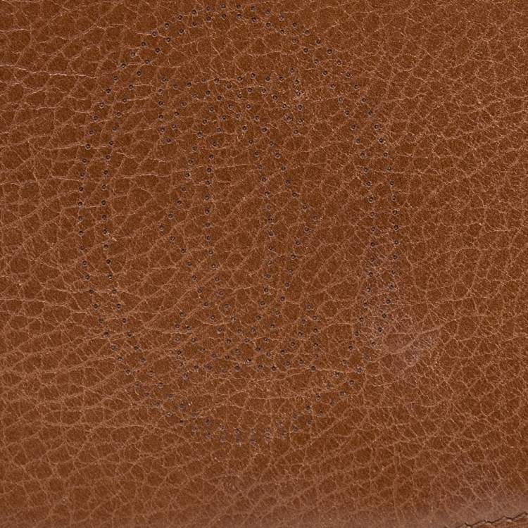 Pre Owned Cartier Tan Leather Marcello de Cartier Trifold Wallet
