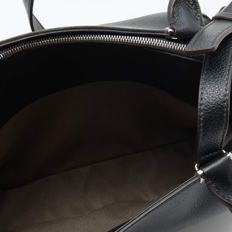 مملوكة مسبقًا Cartier Black Leather C De Cartier Tote