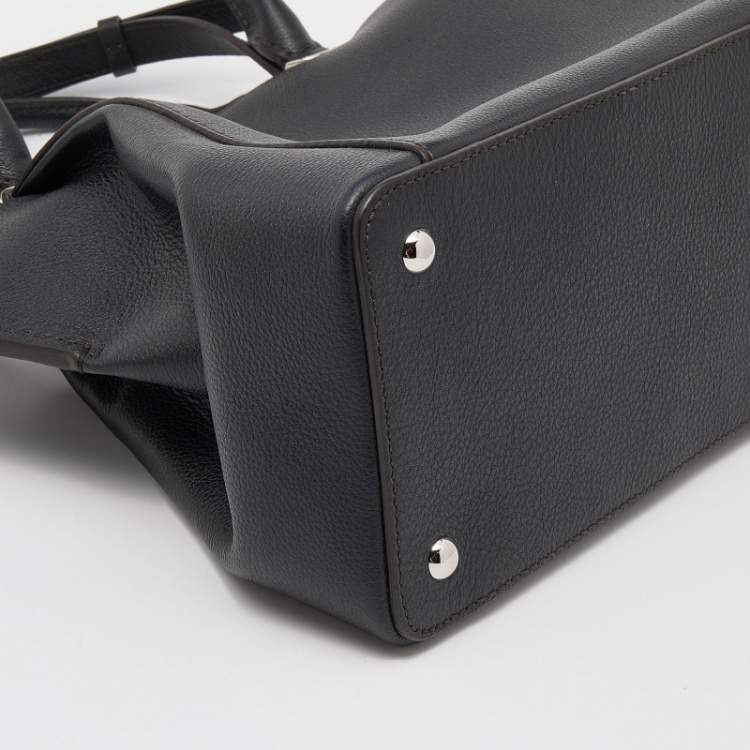 مملوكة مسبقًا Cartier Black Leather C De Cartier Tote