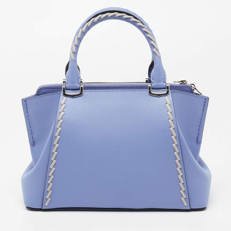 Pre Owned Cartier Lavender Leather Mini Limited Edition C de Cartier Satchel