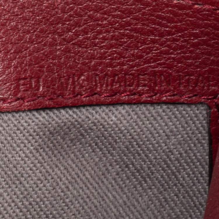 Pre Owned Cartier Red Leather Mini C De Cartier Satchel
