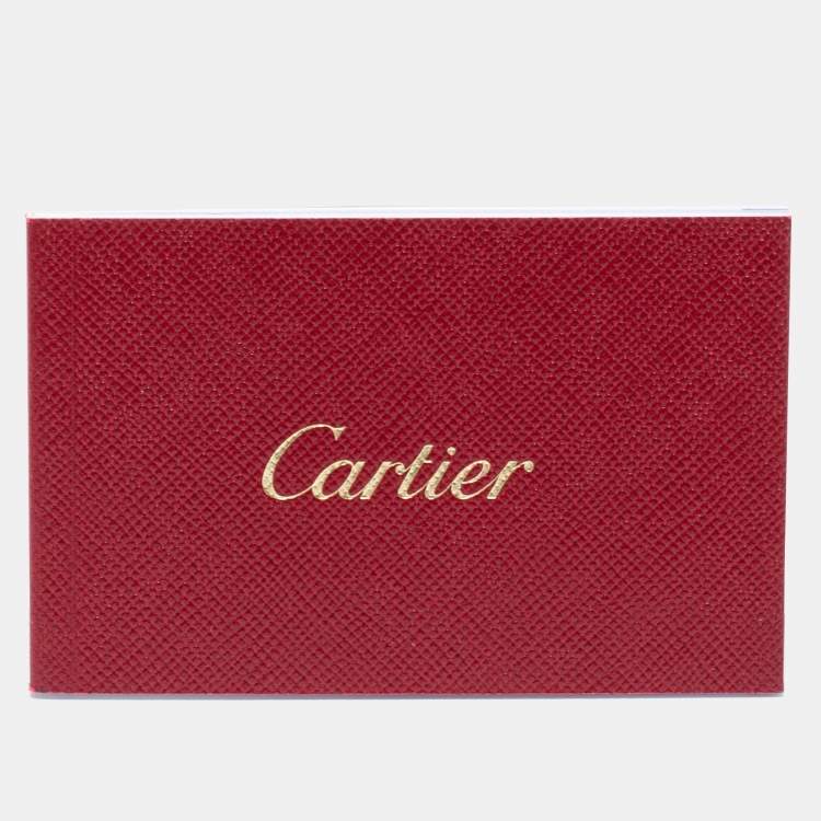 Pre Owned Cartier Red Leather Mini C De Cartier Satchel