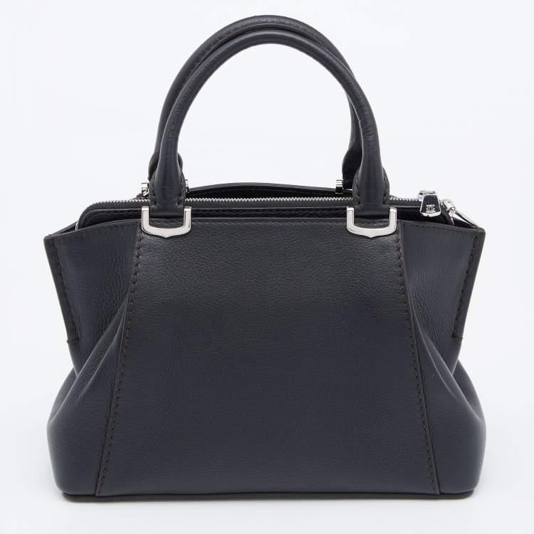 Pre Owned Cartier Black Leather Mini C de Cartier Satchel