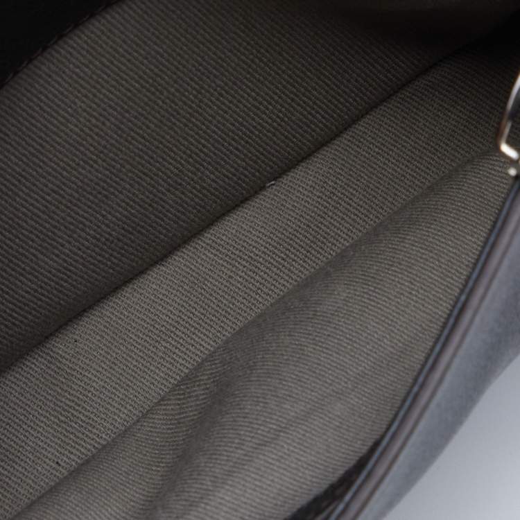Pre Owned Cartier Black Leather Mini C de Cartier Satchel