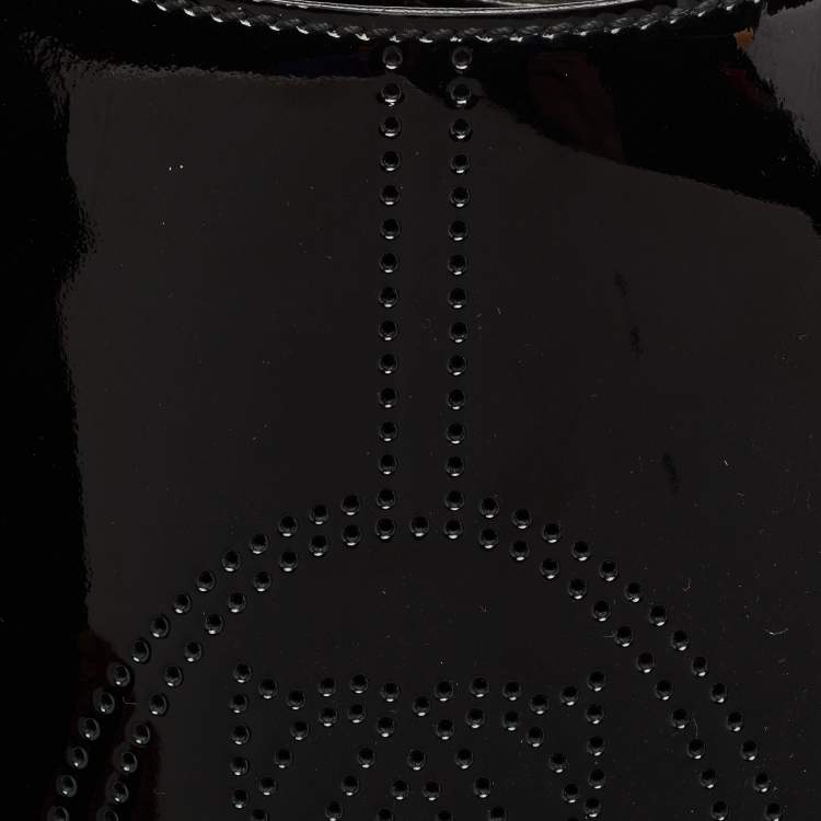 Pre Owned Cartier Black Patent Leather Marcello de Cartier Bag