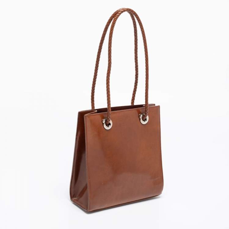 Pre Owned Cartier Brown Leather Tote