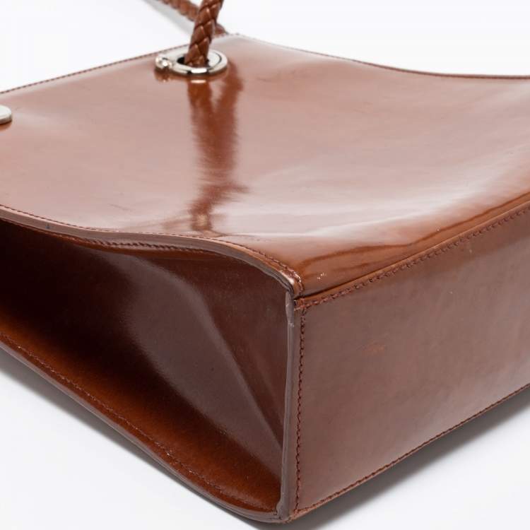 Pre Owned Cartier Brown Leather Tote