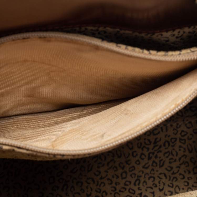 Pre Owned Cartier Brown Leather Tote
