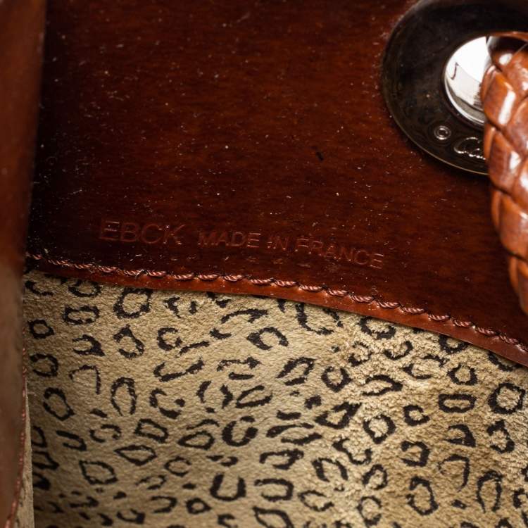Pre Owned Cartier Brown Leather Tote