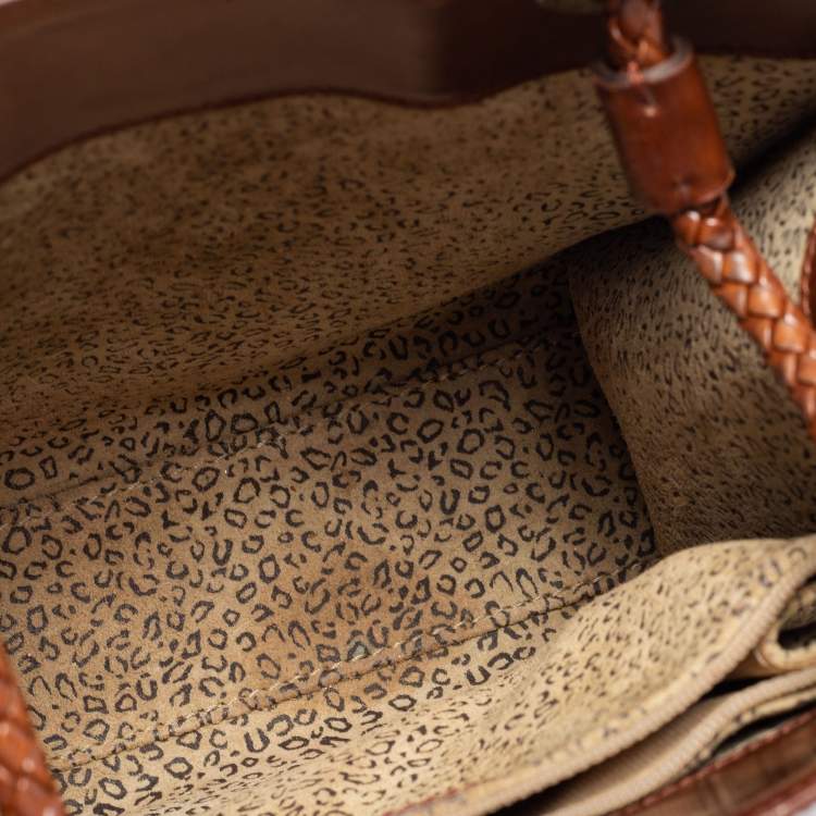 Pre Owned Cartier Brown Leather Tote