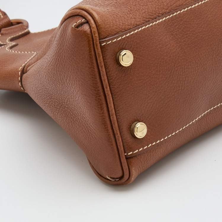 Pre Owned Cartier Brown Leather Medium Marcello de Cartier Bag