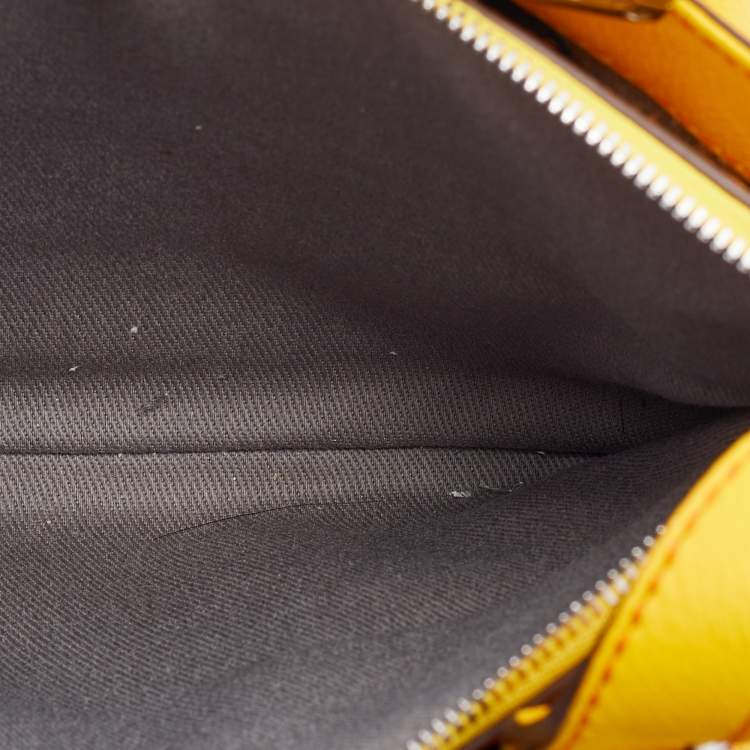مملوكة مسبقًا Cartier Yellow Leather Mini C De Cartier Satchel
