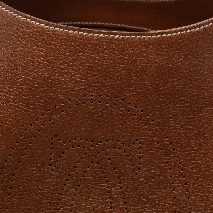 Pre Owned Cartier Brown Leather Marcello de Cartier Tote