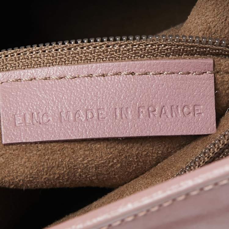 Pre Owned Cartier Pink Leather Happy Birthday Cabochon Flap Bag