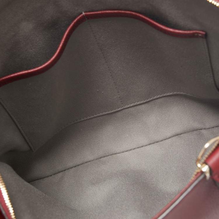 مملوكة مسبقًا Cartier Maroon Leather Medium C De Cartier Satchel