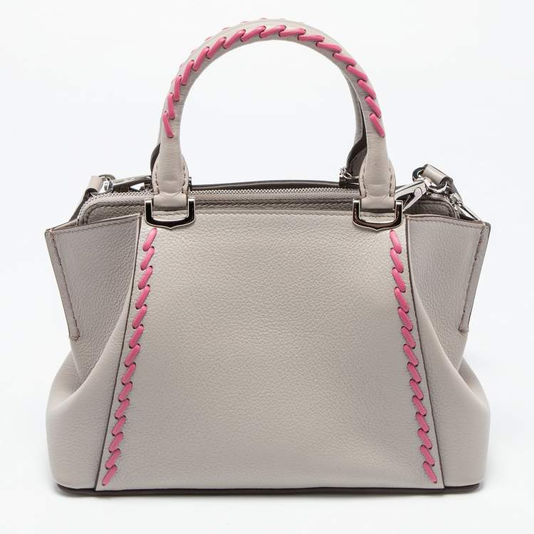 Pre Owned Cartier Dusty Pink Leather Mini Limited Edition C de Cartier Satchel