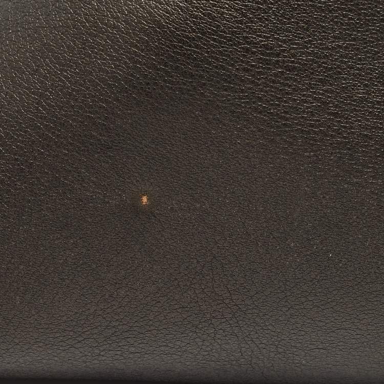 Pre Owned Cartier Black Leather Medium Marcello De Cartier Bag