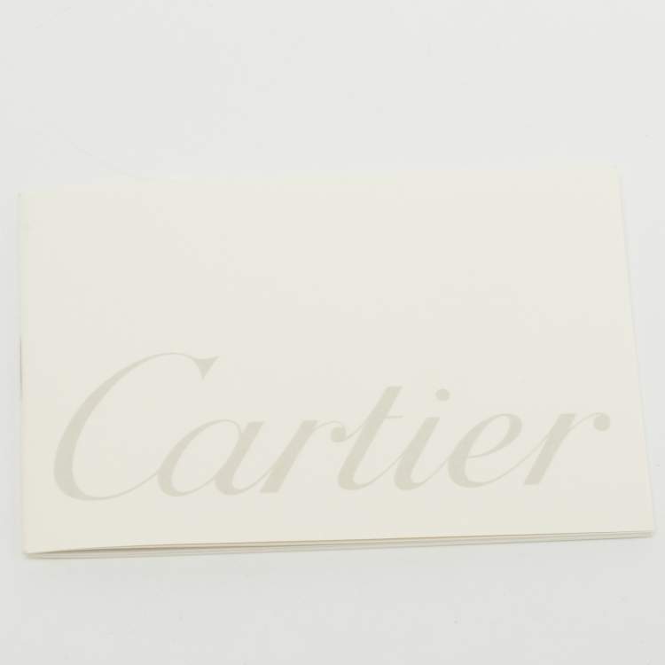 Pre Owned Cartier Brown/Grey Satin and Lizard Happy Birthday Cabochon Flap Bag