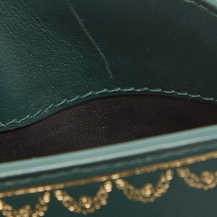 مملوكة مسبقًا Cartier Green Leather Nano Guirlande De Cartier Bag