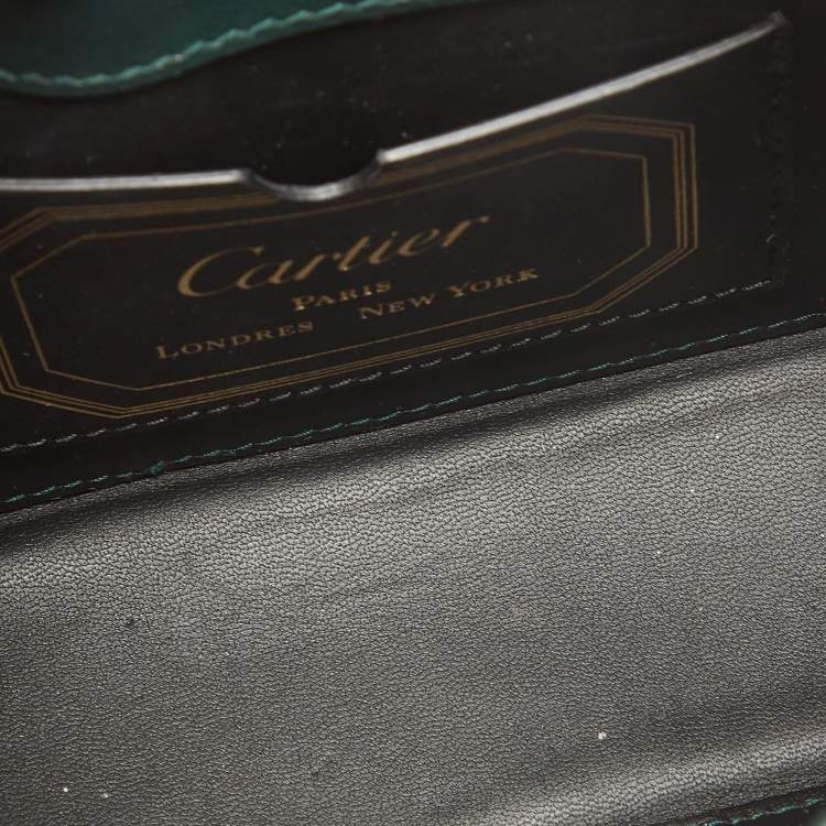 مملوكة مسبقًا Cartier Green Leather Nano Guirlande De Cartier Bag