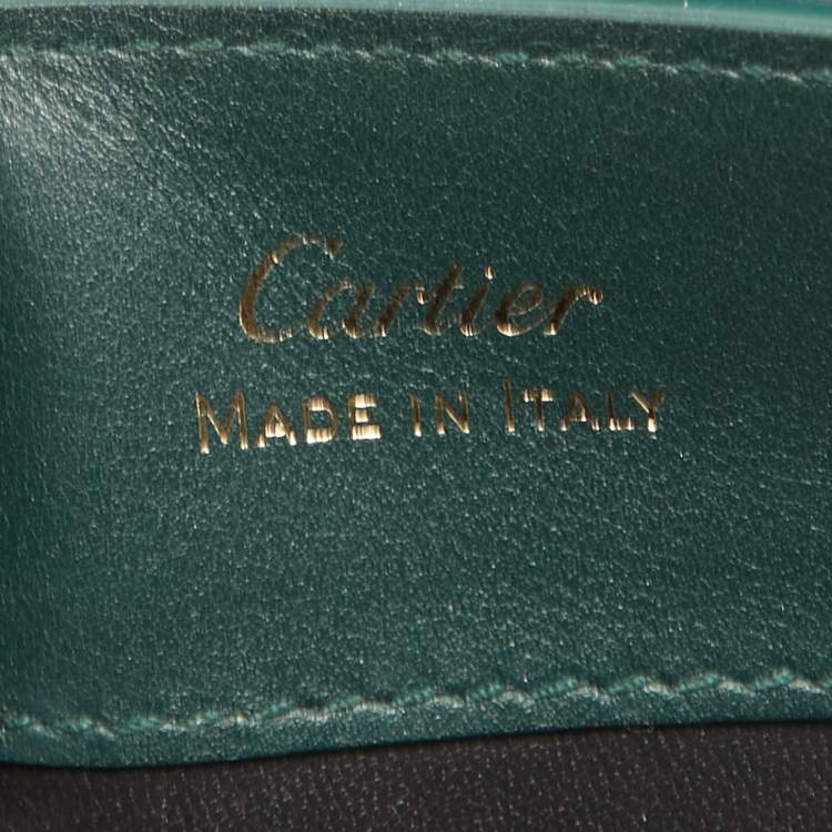 مملوكة مسبقًا Cartier Green Leather Nano Guirlande De Cartier Bag