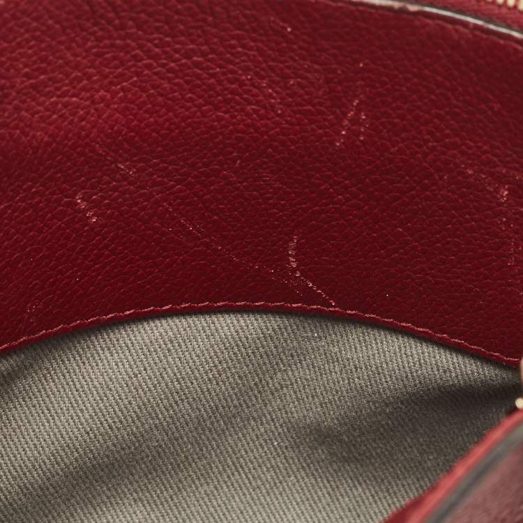Pre Owned Cartier Red Leather Mini C de Cartier Satchel             
