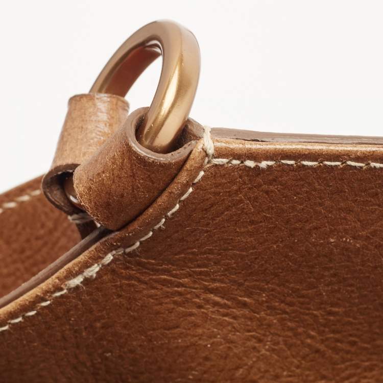 Pre Owned Cartier Brown Leather Medium Marcello de Cartier Bag
