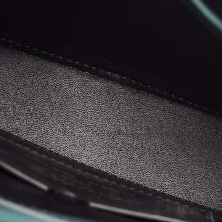 Pre Owned Cartier Green Leather Mini Guirlande De Cartier Top Handle Bag
