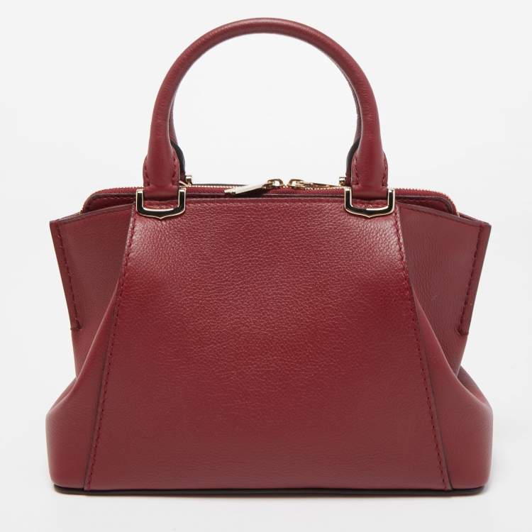 مملوكة مسبقًا Cartier Red Leather Mini C de Cartier Satchel