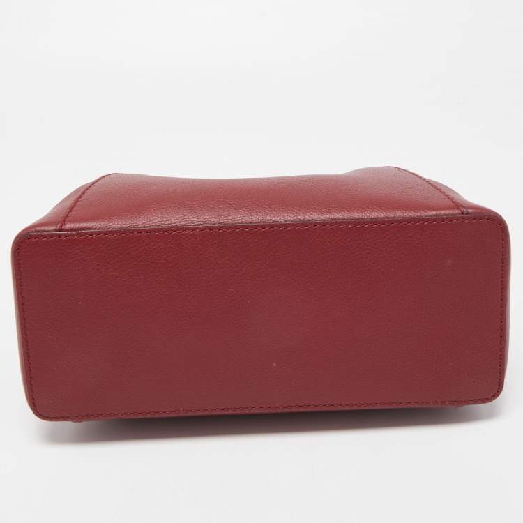 مملوكة مسبقًا Cartier Red Leather Mini C de Cartier Satchel